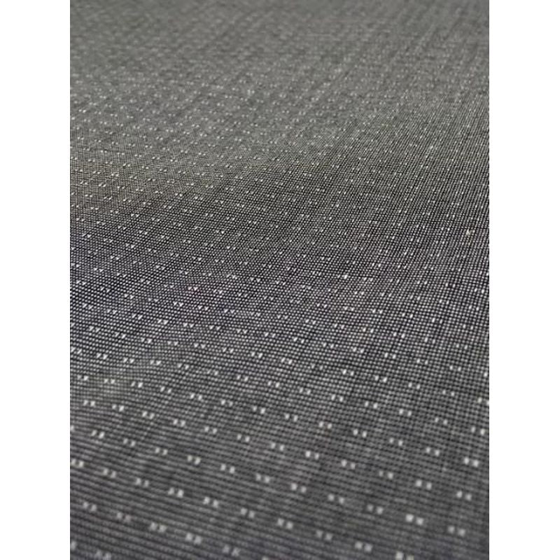 Cotton Fabric - Yame Tsumugi Solid Light Gray (Double-Sided)