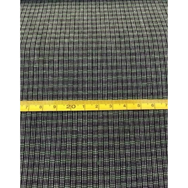 Cotton Fabric - Ajilo Stripe Green-Black-White
