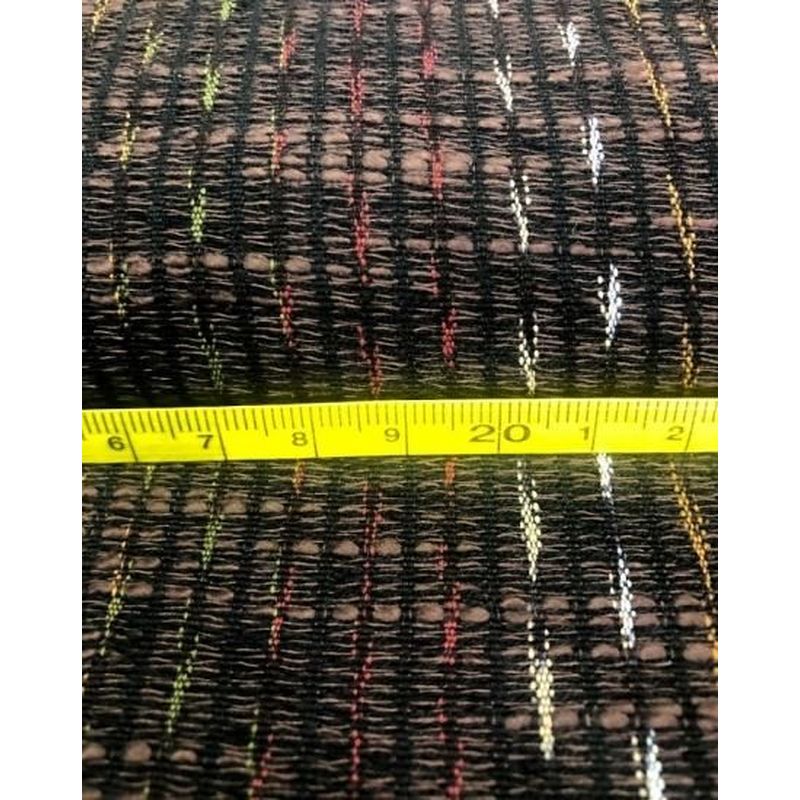 Cotton Fabric - Mesh Weave Yabane Dark Brown