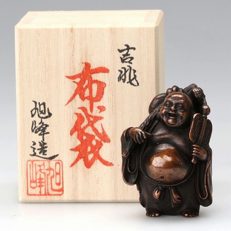 تمثال صغير للآلهة السبعة المحظوظة - برونزي