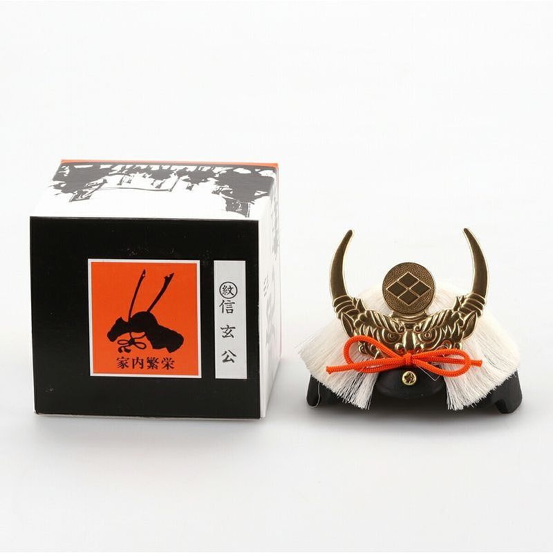 ميني كابوتو (خوذة الساموراي) - تاكيدا شينجن (شعار) (مقاس صغير)