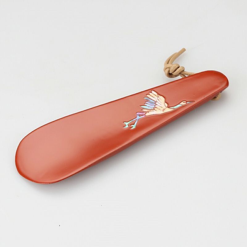 Shoe Horn - Maneki Neko Black Takaoka Lacquerware