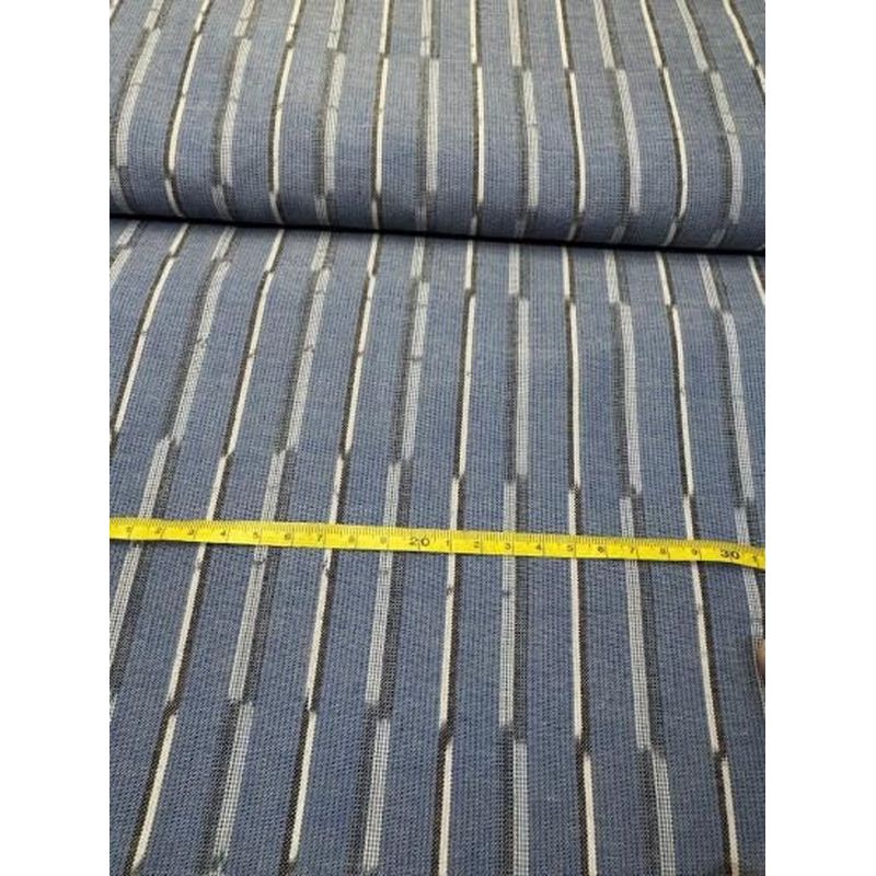 Cotton Fabric - Dandan Pattern Blue-Beige