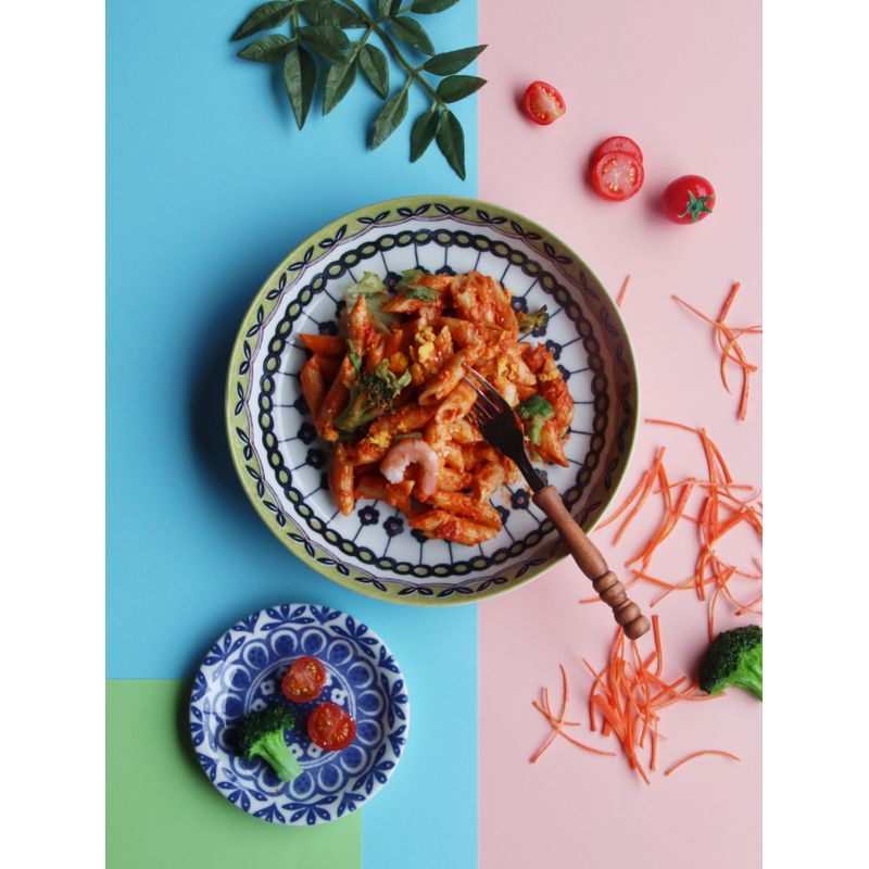 مجموعة أطباق المعكرونة - حقل الفخار