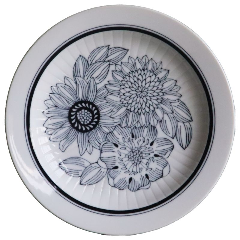 Pasta Plate - Antico flower 3pcs