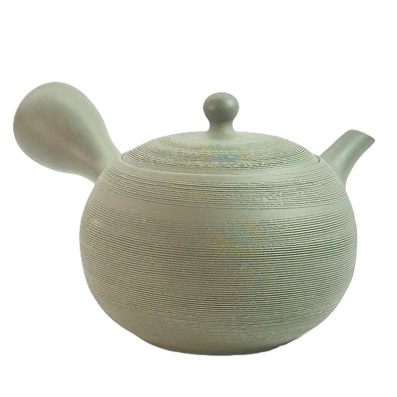 إبريق شاي - SEKIRYU صغير الحجم من لحاء الصنوبر على شكل دائري