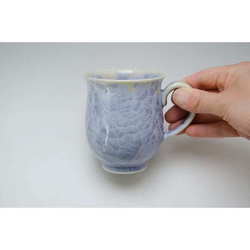 Mug Cup - FLOWER CRYSTAL Silver