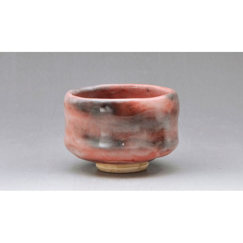 Matcha Bowl - FUKU Red Raku