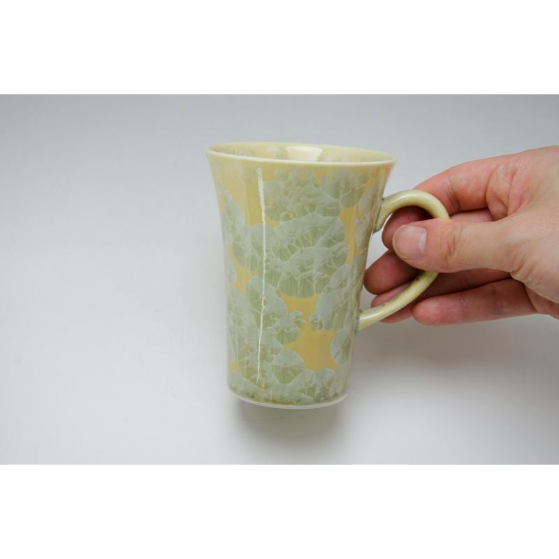كوب - زهرة كريستال أصفر