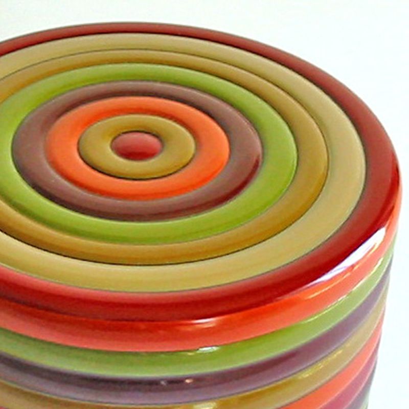 Boîte à lunch - Modèle KOMA Ronde à deux niveaux