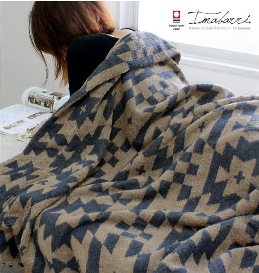 今治 - 棉質毛毯"原生"