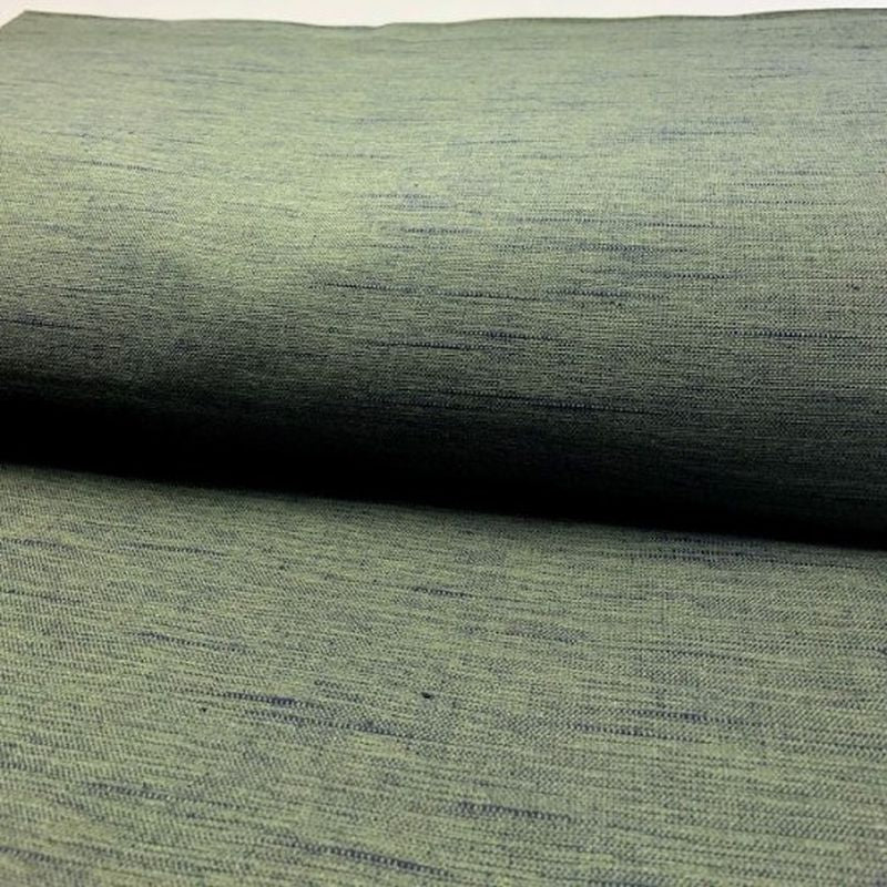 SHIMOGAWA KURUME KASURI Fabric Two Ito Ito Moss Green