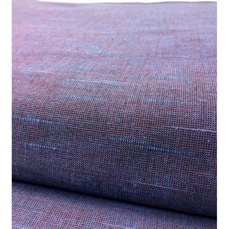 SHIMOGAWA KURUME KASURI Fabric 16 Slab Kotoba Plain Iris