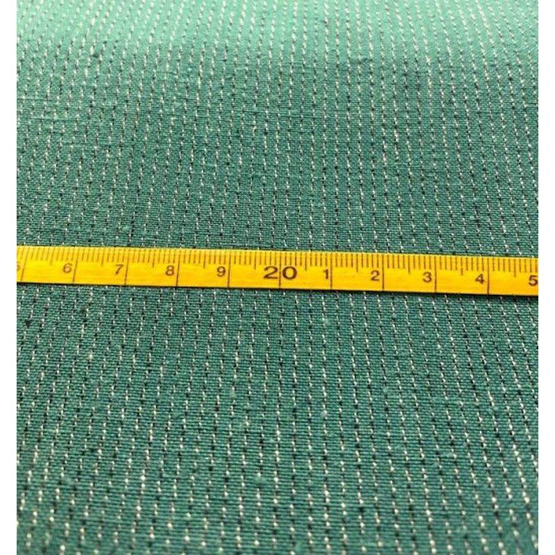 SHIMOGAWA KURUME KASURI Fabric Kodama Bunjin Emerald Green