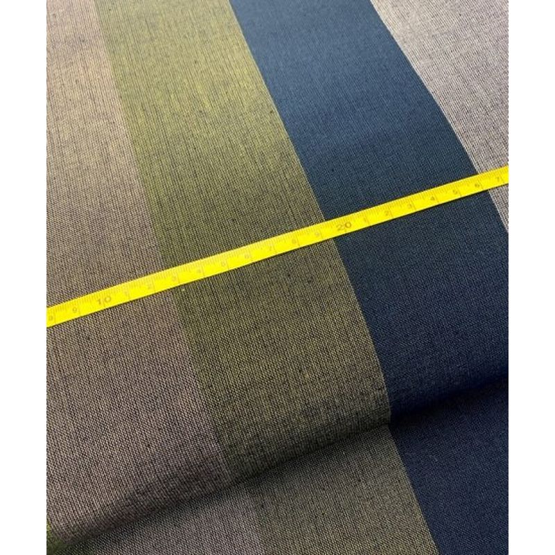 SHIMOGAWA KURUME KASURI Fabric Soft Striped Wate Color