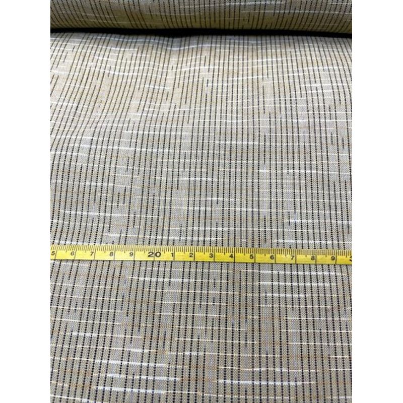 SHIMOGAWA KURUME KASURI Fabric Arale Lattice Yellow