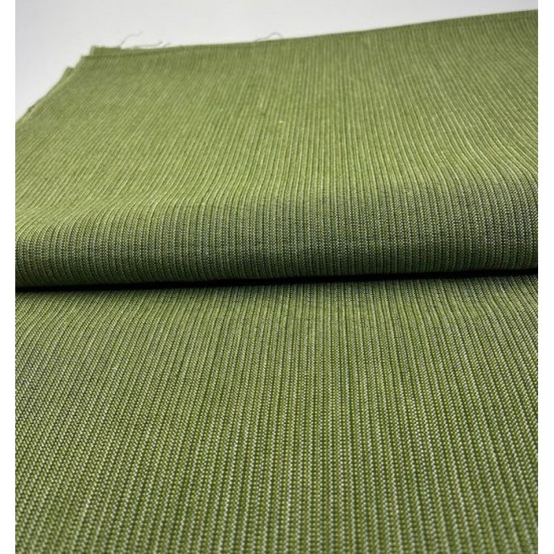 SHIMOGAWA KURUME KASURI Fabric Next Kiri Apple Green