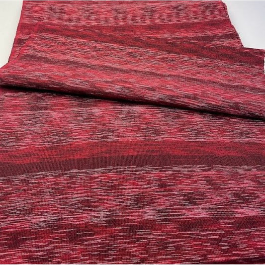 SHIMOGAWA KURUME KASURI Fabric Stacked Kasuri Red 