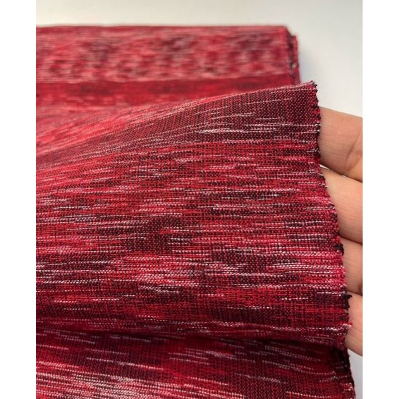 SHIMOGAWA KURUME KASURI Fabric Stacked Kasuri Red