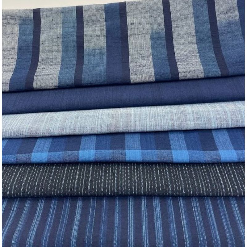 SHIMOGAWA KURUME KASURI Fabric Assortment Of Cut Fabric