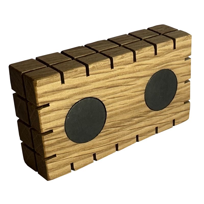 Stylish Card Stand - Walnut Wood