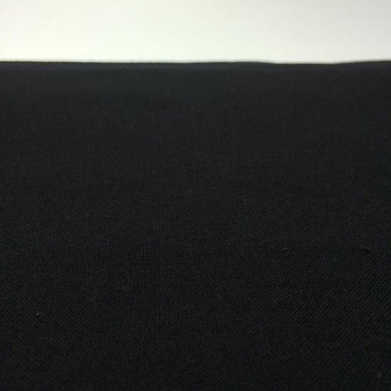 SHIMOGAWA KURUME KASURI Fabric 20 Solid Black