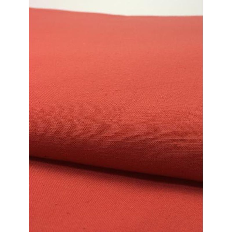 SHIMOGAWA KURUME KASURI Fabric Nep Plain Red 20