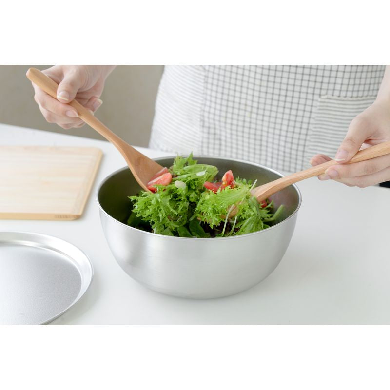 وعاء خلط من الفولاذ المقاوم للصدأ 21 سم