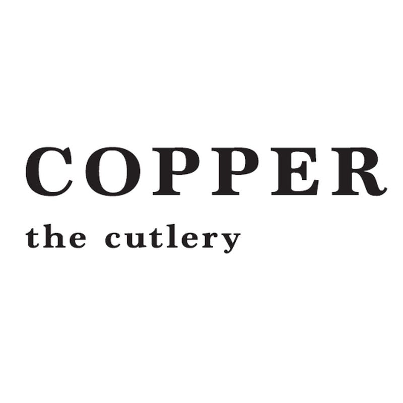 COPPER the cutlery Chocolate Spoon x 2 Butter Spoon x 1 Pure Silver Plated