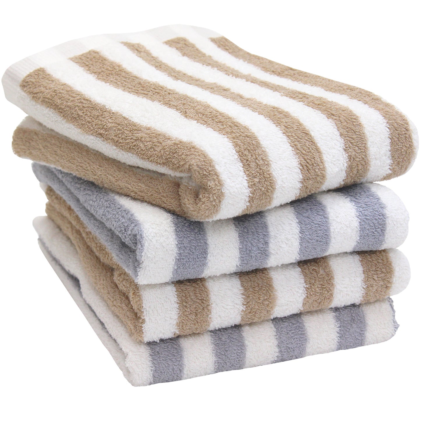 Senshu - Mini Bath Towel Cotton Wide Stripe 3-Pack