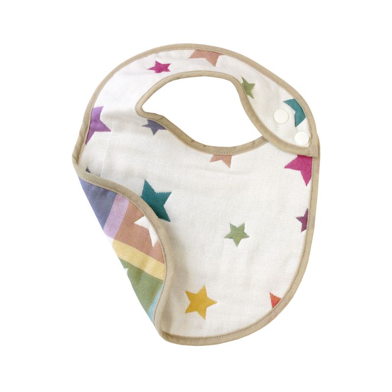 Hiorie Baby Bib Animal 6-Fold Gauze 1 Sheet 100% Cotton Water Absorption Japan