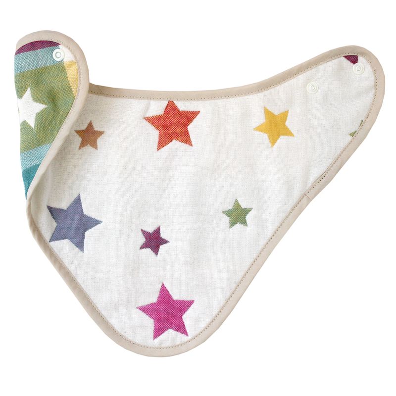 Hiorie Baby Bandana Scarf Bib Animal 6-Fold Gauze 1 Sheet 100% Cotton Dry Japan