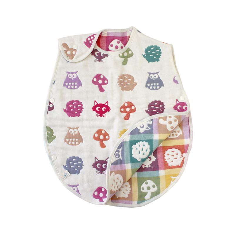 Hiorie Baby Sleeper Animal Star 6-Fold Gauze Cotton Water Absorption Japan