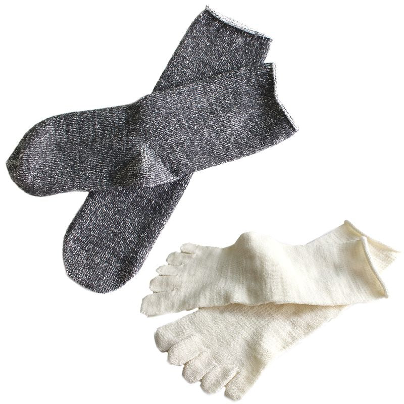 Five-Toe Socks Silk and Wool Size Medium 2-Pack – LUXCRAS