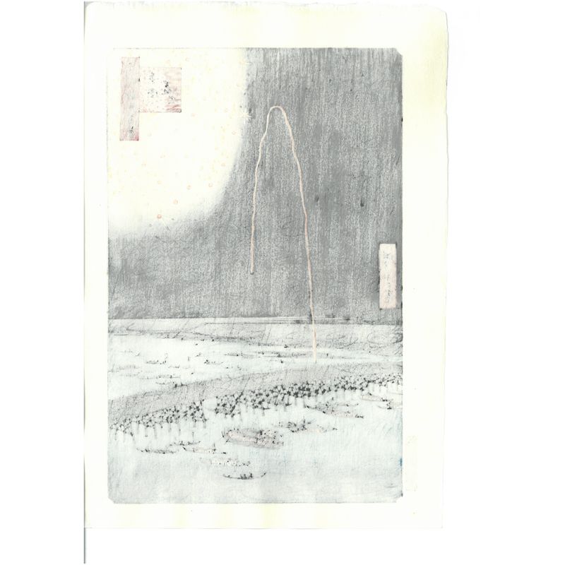 浮世繪歌川廣重-両国煙火大会