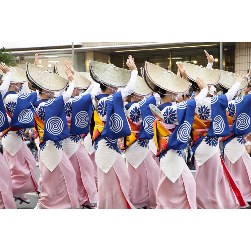 Tokushima Japan - Awaodori, a Traditional Dance Festival