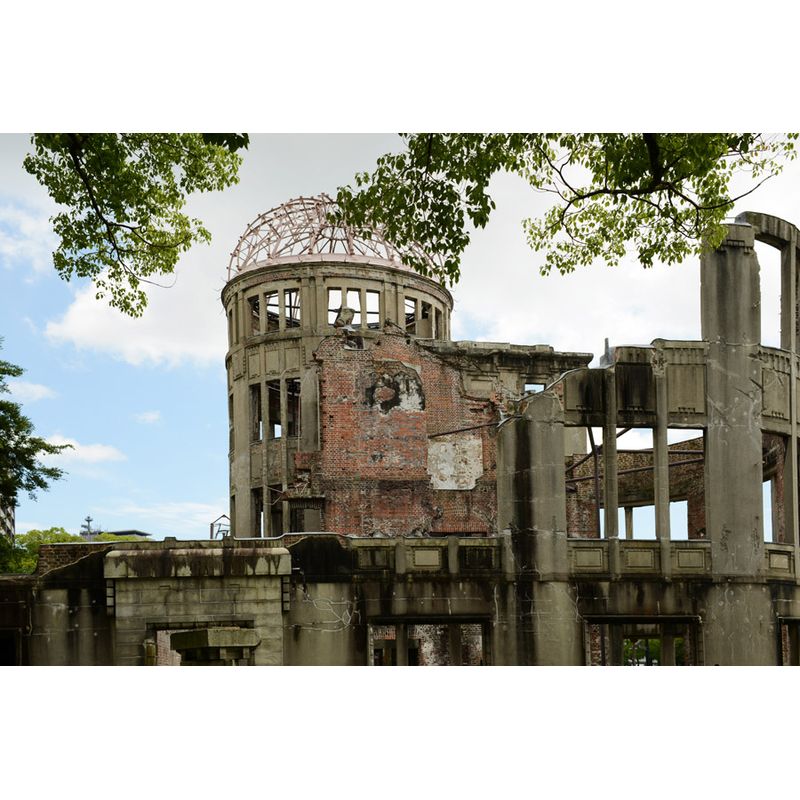 Hiroshima Japan - World Heritage Atomic Bomb Dome and Itsukushima Shrine