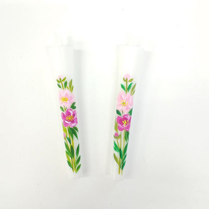 โคมละลายญี่ปุ่นที่พูดว่า - Peony (ขนาด 3 ชิ้น ชุด 2 ชิ้น)