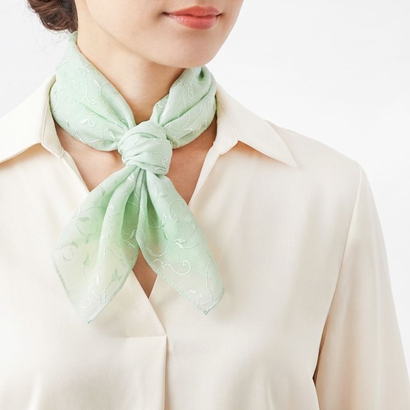 Scarf - Washable Couture Silk (Mint Green)
