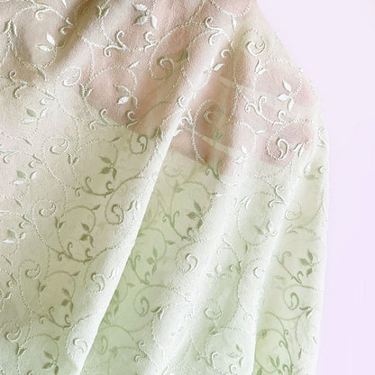 Stole - Washable Couture Silk (Mint Green)