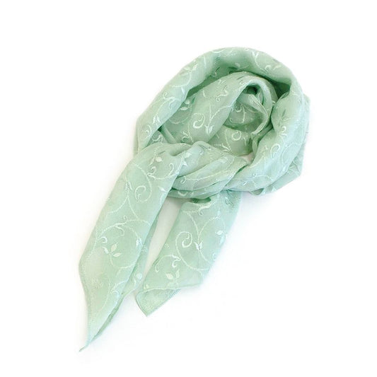 Scarf - Washable Couture Silk (Mint Green)