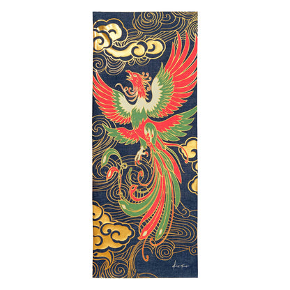 JJapanese Tenugui - Phoenix(foil stamping)