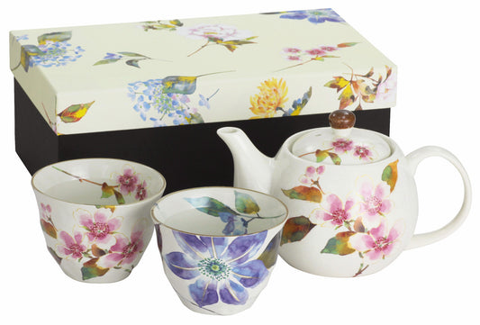 Teapot and 2Cups Set - HANAKAGURA