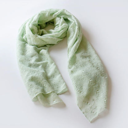 Stole - Washable Couture Silk (Mint Green)
