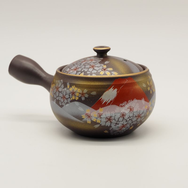 Teapot - Banko Ware AkaFuji 2.0 Size