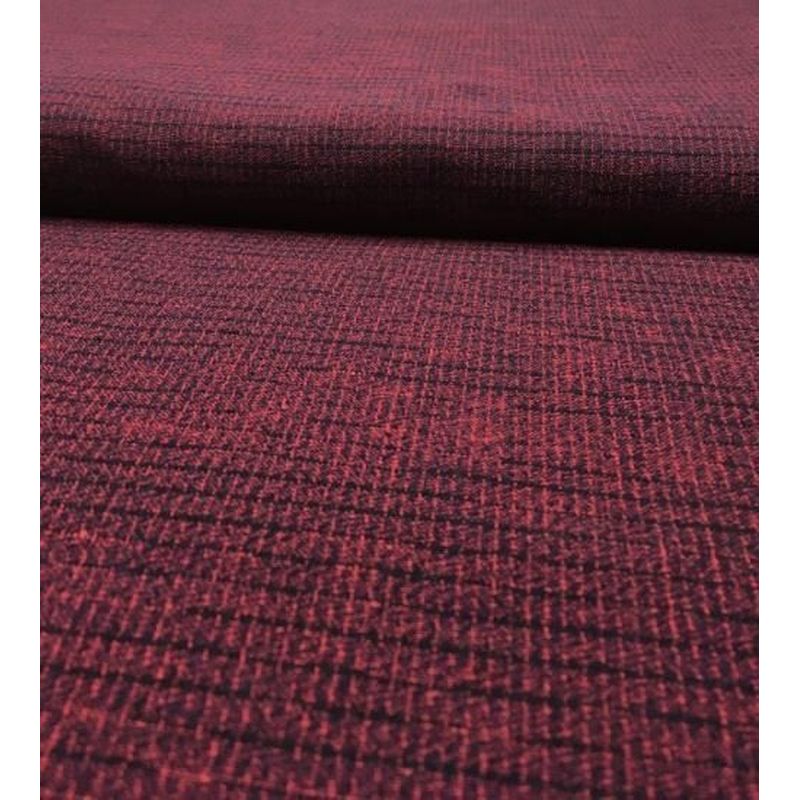 Cotton Fabric - Kumo Check Red-Black