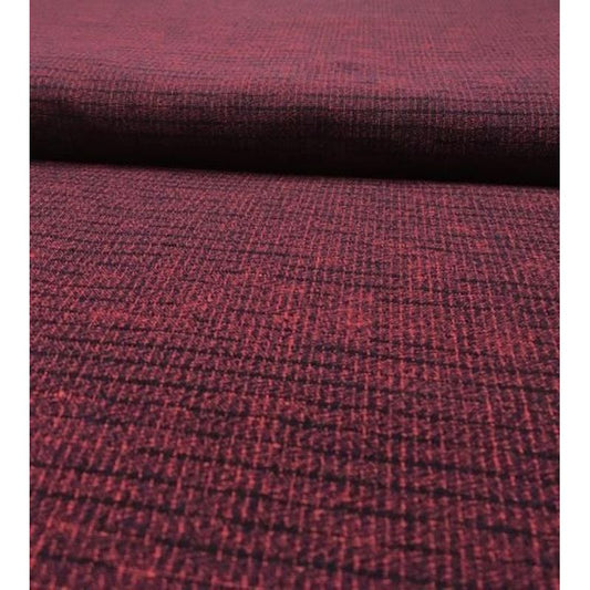 Cotton Fabric - Kumo Check Red-Black