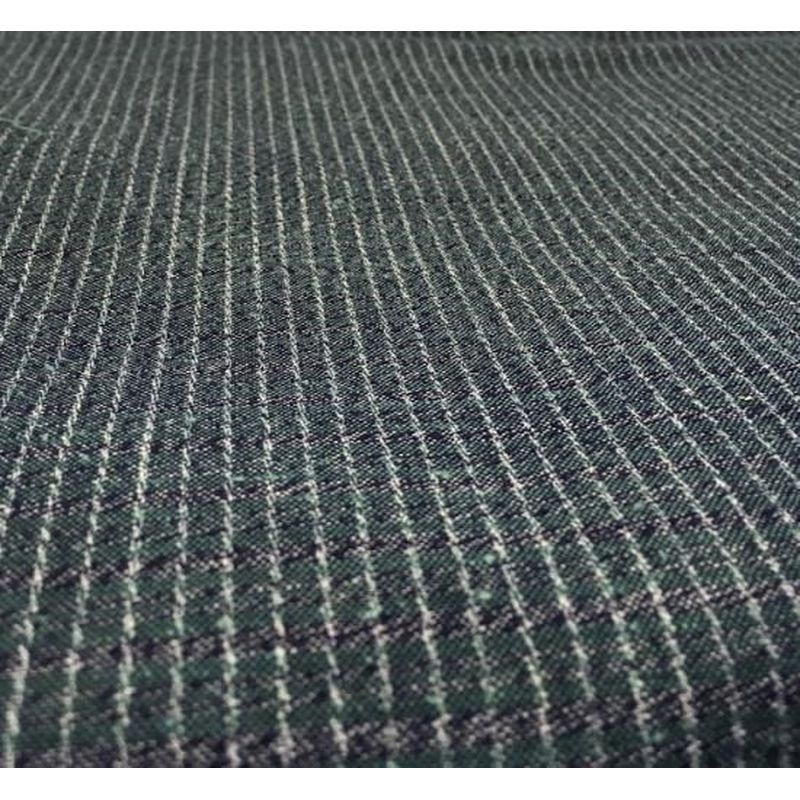 Cotton Fabric - Large Tama Bunjin Navy-Wasabi