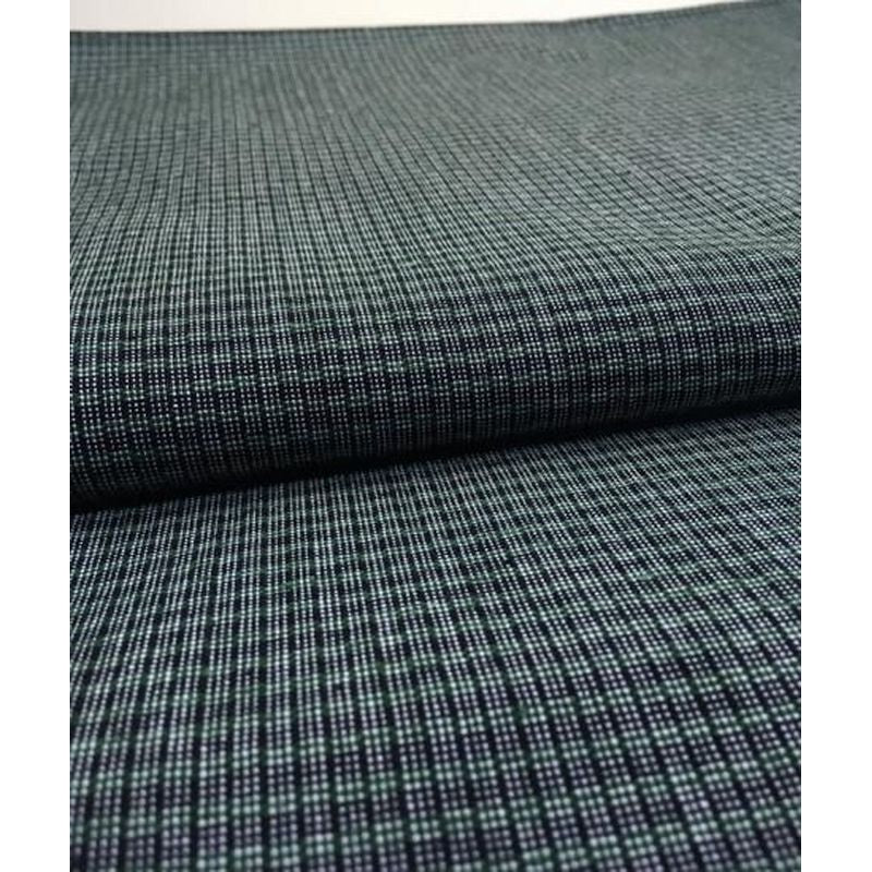 Cotton Fabric - Ajilo Stripe Green-Black-White