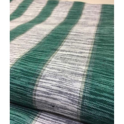 Cotton Fabric - Kumo Stripe Green-White